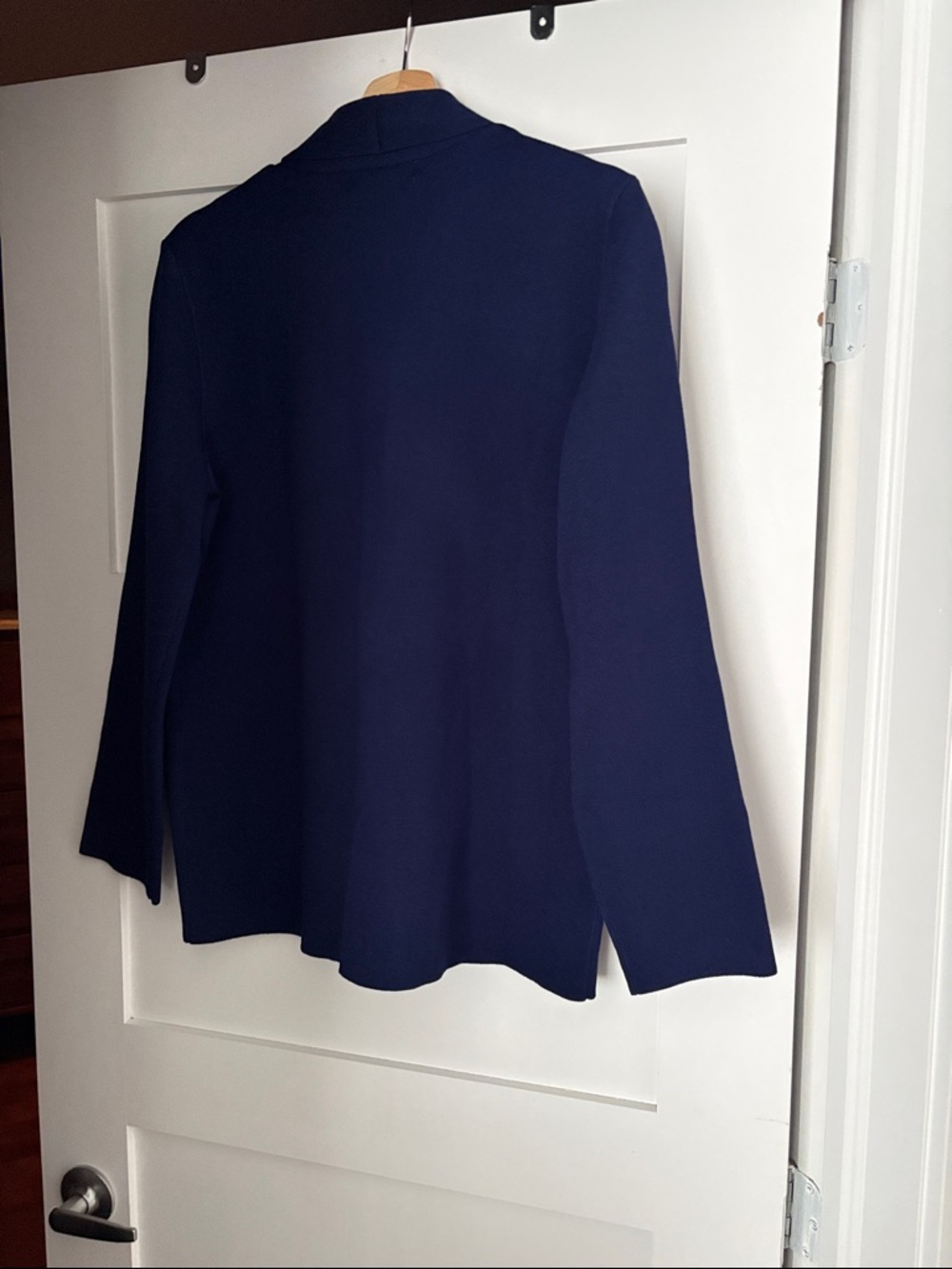 Grace Karin Navy Shawl Collar Single-Button Blazer - Picture 2 of 2